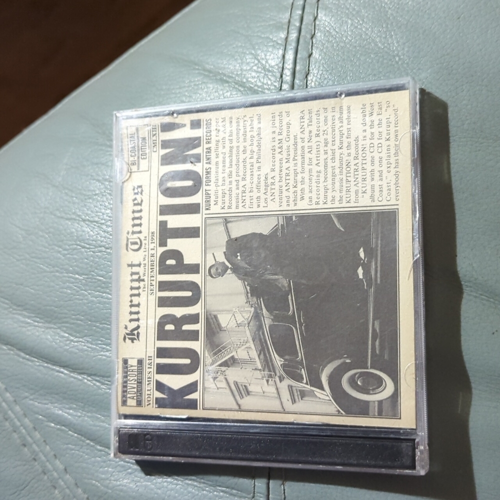 Kurupt Kuruption cd oop rare rap cd